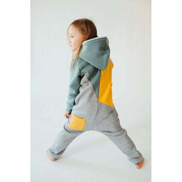 Sofa Killer tricolor unisex kids onesie Sunset
