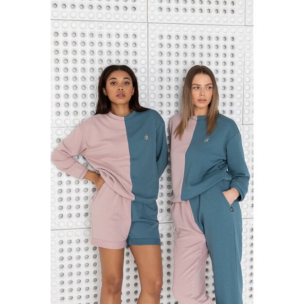 Sofa Killer two color women lounge wear with pants option pink and Blue