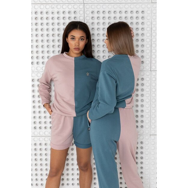 Sofa Killer two color women lounge wear with pants option pink and Blue