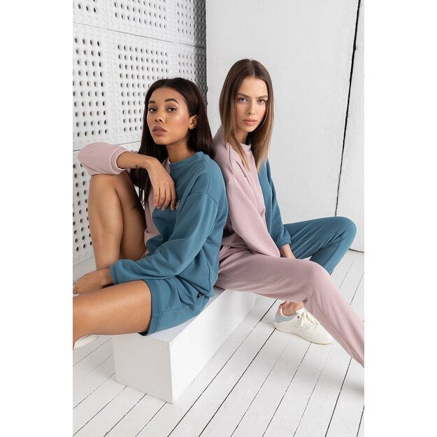 Sofa Killer two color women lounge wear with shorts option pink and Blue