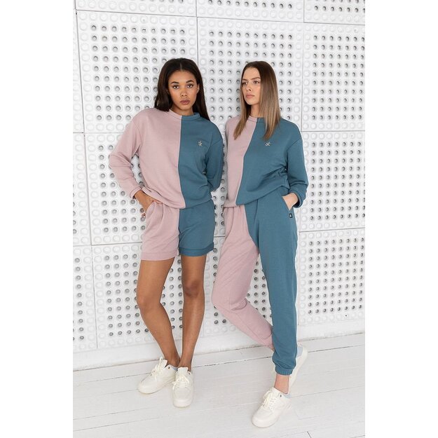 Sofa Killer two color women lounge wear with shorts option pink and Blue