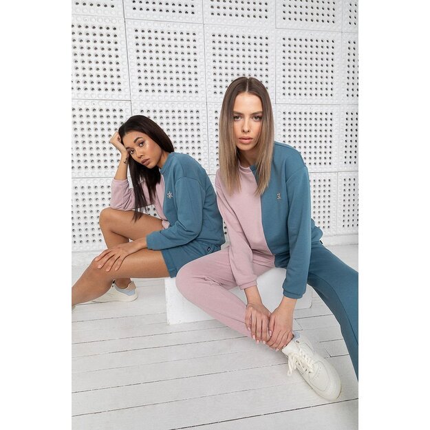 Sofa Killer two color women lounge wear with shorts option pink and Blue
