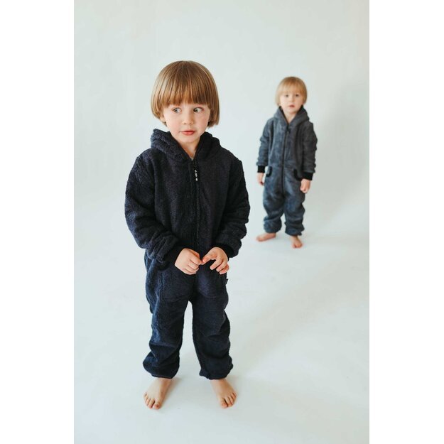 Sofa Killer unisex kids dark grey bamboo onesie