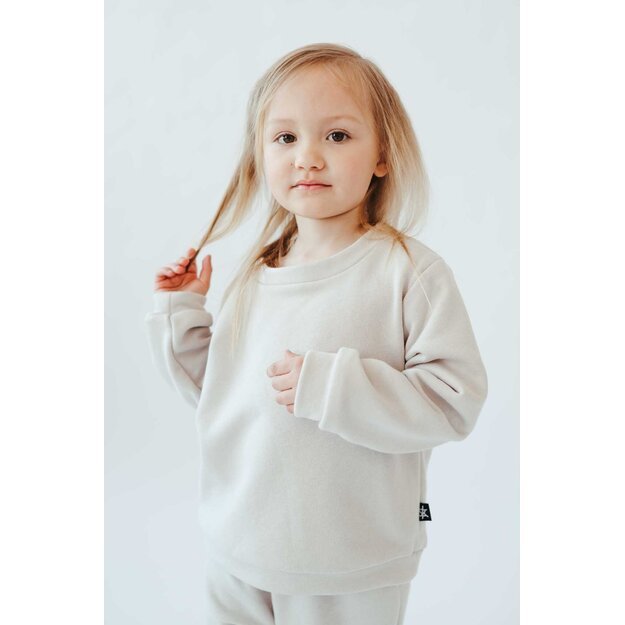 Sofa Killer unisex kids hoodie White sand