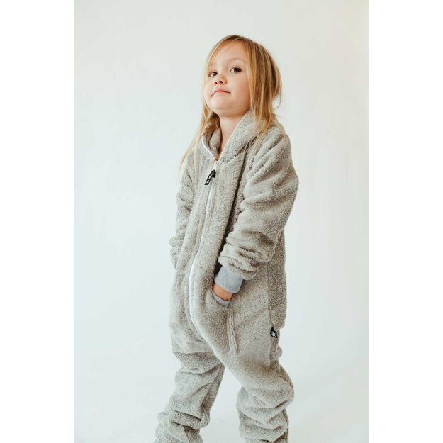 Sofa Killer unisex kids light grey bamboo onesie