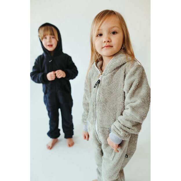 Sofa Killer unisex kids light grey bamboo onesie