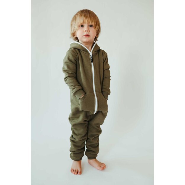 Sofa Killer unisex kids onesie Olive