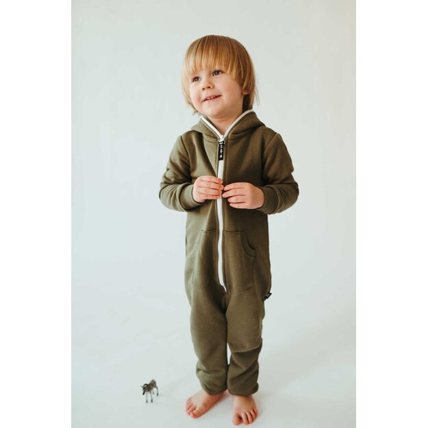 Sofa Killer unisex kids onesie Olive