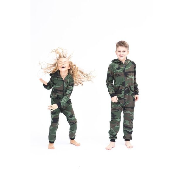 Sofa Killer unisex kids onesie with camouflage pattern CAMO