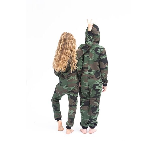 Sofa Killer unisex kids onesie with camouflage pattern CAMO