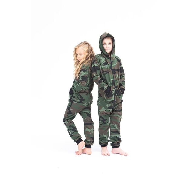 Sofa Killer unisex kids onesie with camouflage pattern CAMO