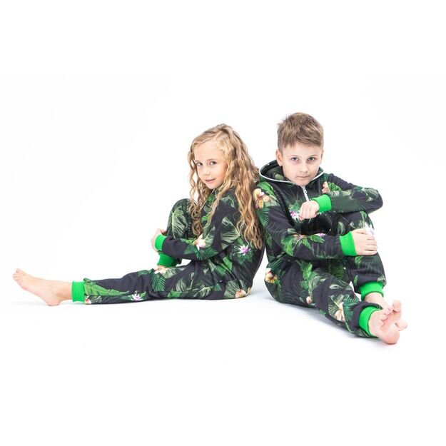 Sofa Killer unisex kids onesie with florals prints Tropical