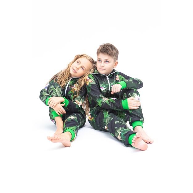 Sofa Killer unisex kids onesie with florals prints Tropical