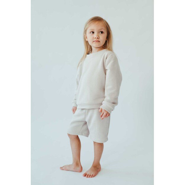 Sofa Killer unisex kids shorts White sand