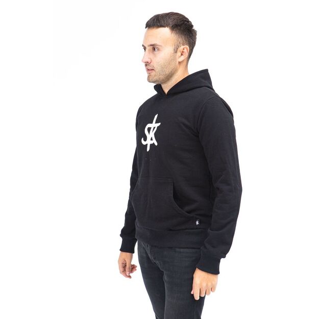 Sofa Killer warm black men hoodie with white SK logo