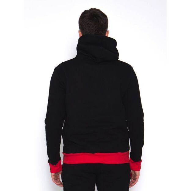 Sofa Killer warm black men hoodie with yellow cuff LTU