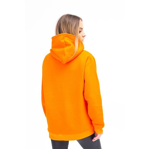 Sofa Killer warm orange women hoodie with white SK logo