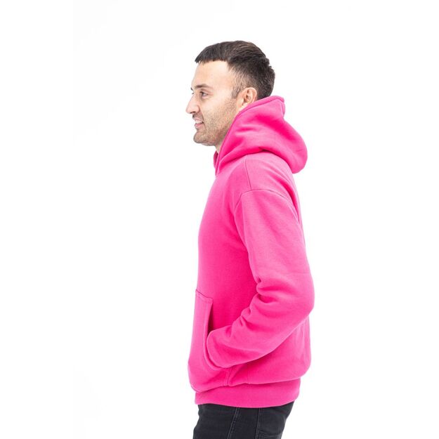 Sofa Killer warm pink men hoodie with white SK logo