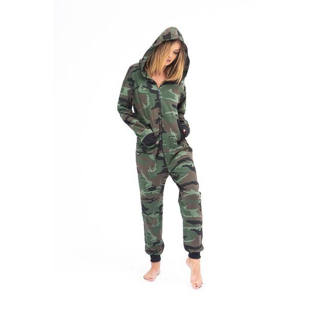 Sofa Killer women onesie with camouflage pattern CAMO