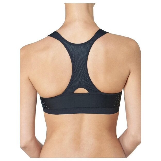 TriAction Women s Zip Lite F Sports Bra, Black, 