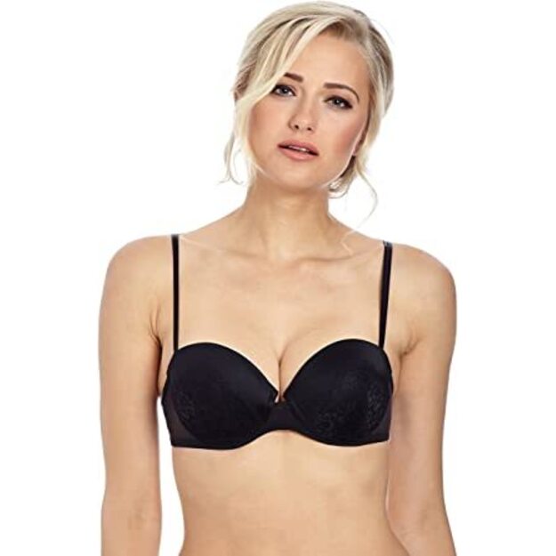 TRIUMPH FLIRT SPOTLIGHT WHU UNDER WIRED PUSH-UP HALF CUP BRA