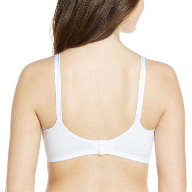 Triumph white cotton bra Elasti Cross Nature N